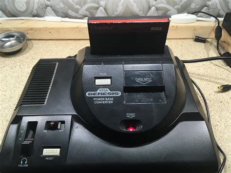 Sega Genesis Power Base Converter with cosmetic .